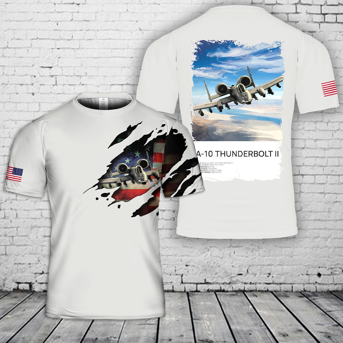 A-10 Thunderbolt II 3D T-Shirt