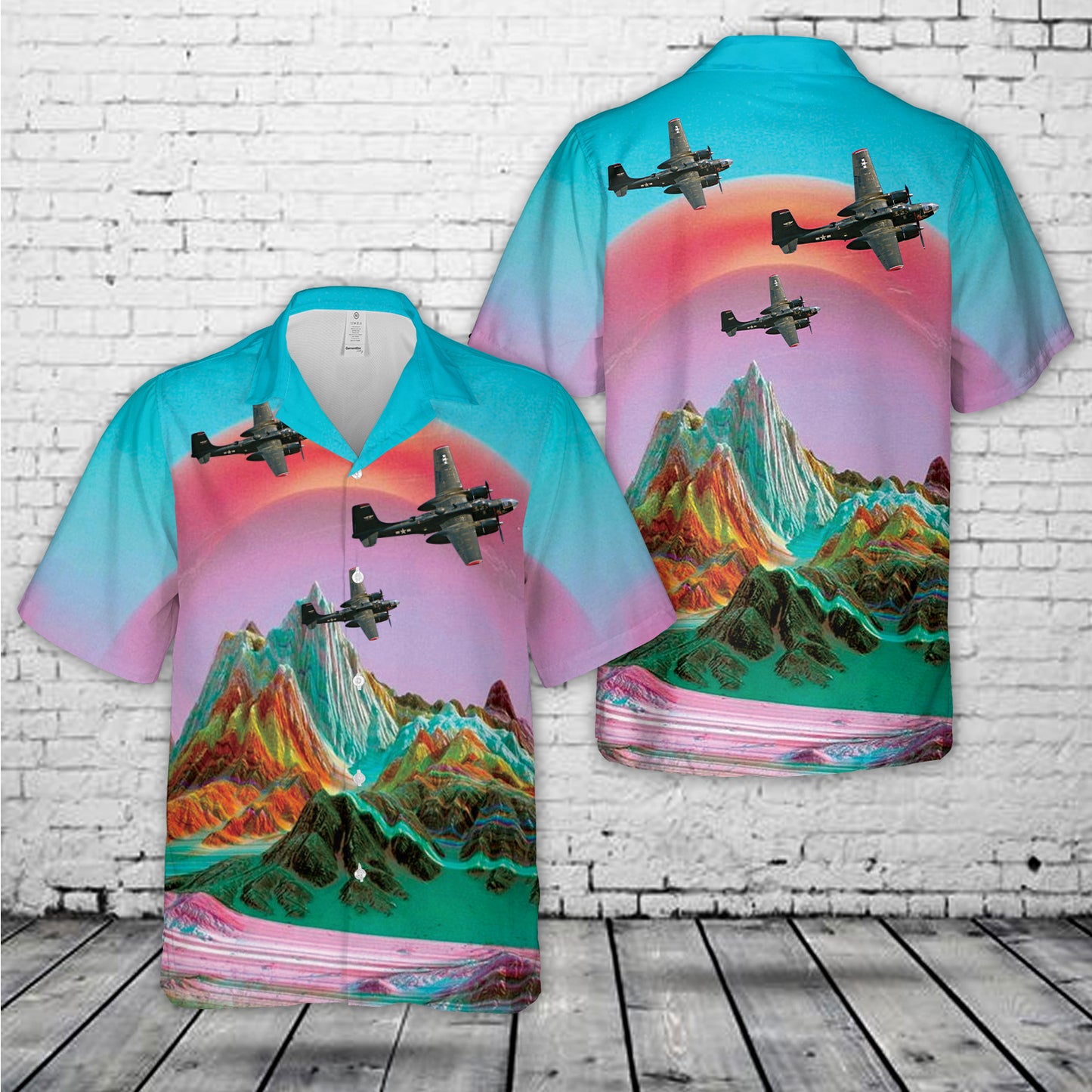 A-26 Invader "Lady Liberty" Hawaiian Shirt