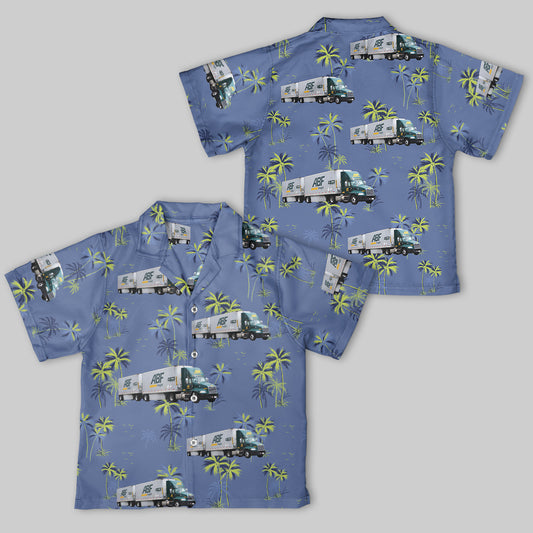 ABF Freight Mack CXU612 with Doubles Youth Short-sleeve Hawaiian Shirt