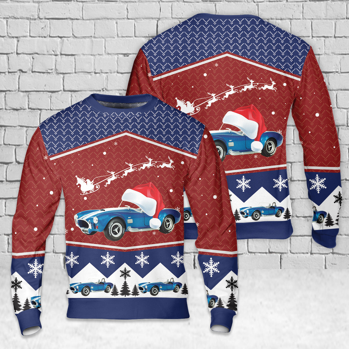 AC Cobra MkII Christmas AOP Sweater
