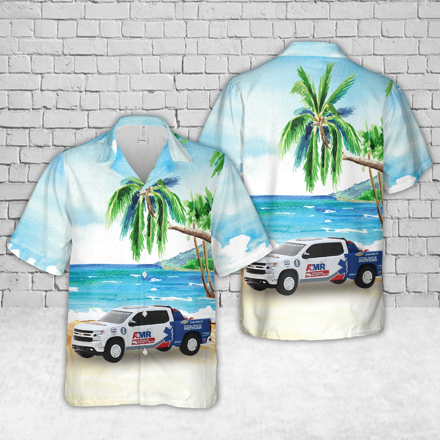 AMR Indycar Safety Team Hawaiian Shirt