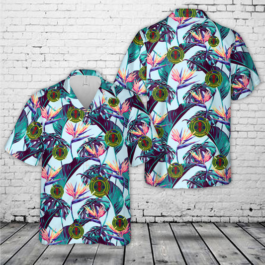 AMR Wildfire Medical Team Patch Hawaiian Shirt