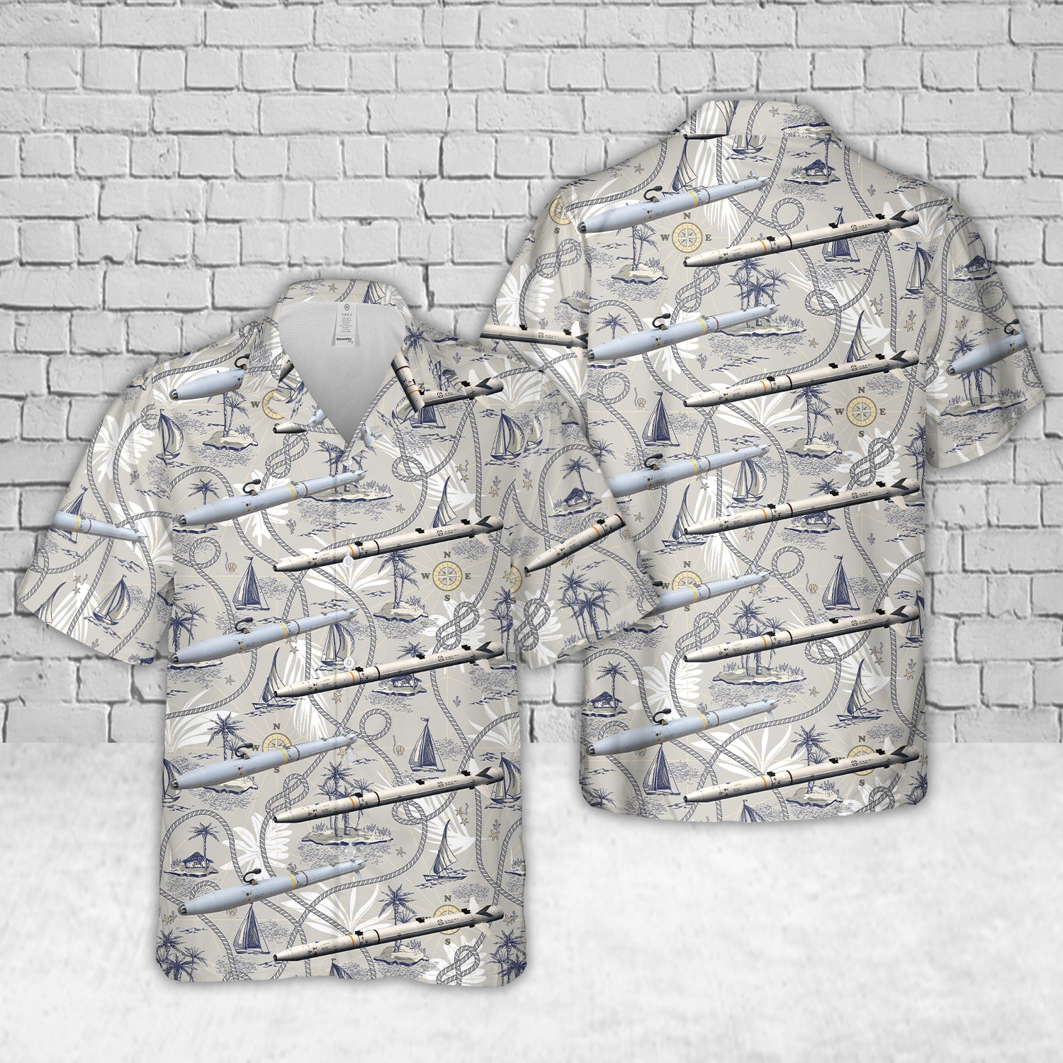 ASRAAM Short-Range Air-to-Air Missile Hawaiian Shirt