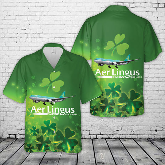 Aer Lingus Airbus A330-300 Hawaiian Shirt