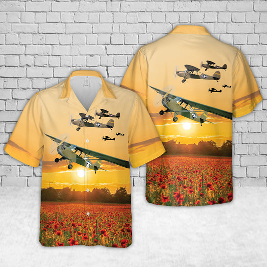 Aeronca L-3B "Grasshopper" World War II Hawaiian Shirt