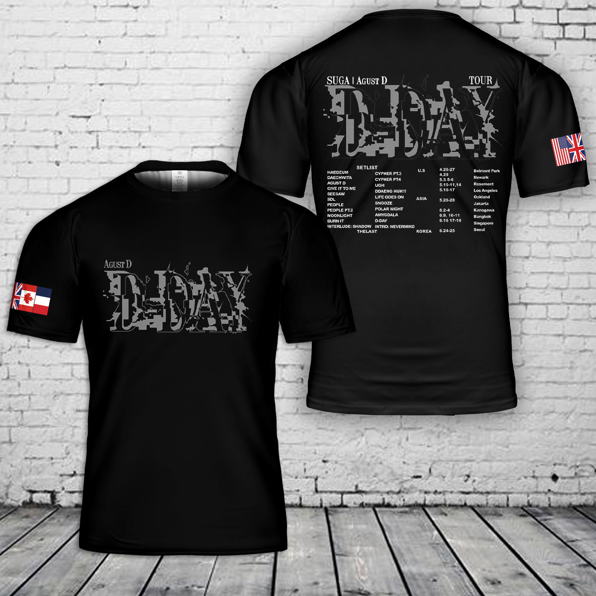 Agust D-Day Tour 3D T-Shirt