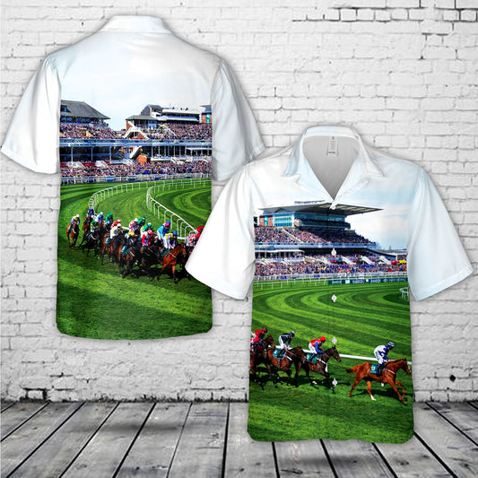 Aintree Grand National Horse Racing Hawaiian Shirt