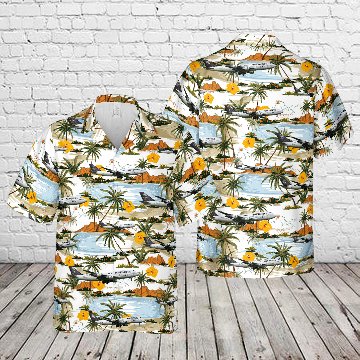 Air Atlanta Icelandic Boeing 747-428 TF-AAK "Ed Force One" Hawaiian Shirt