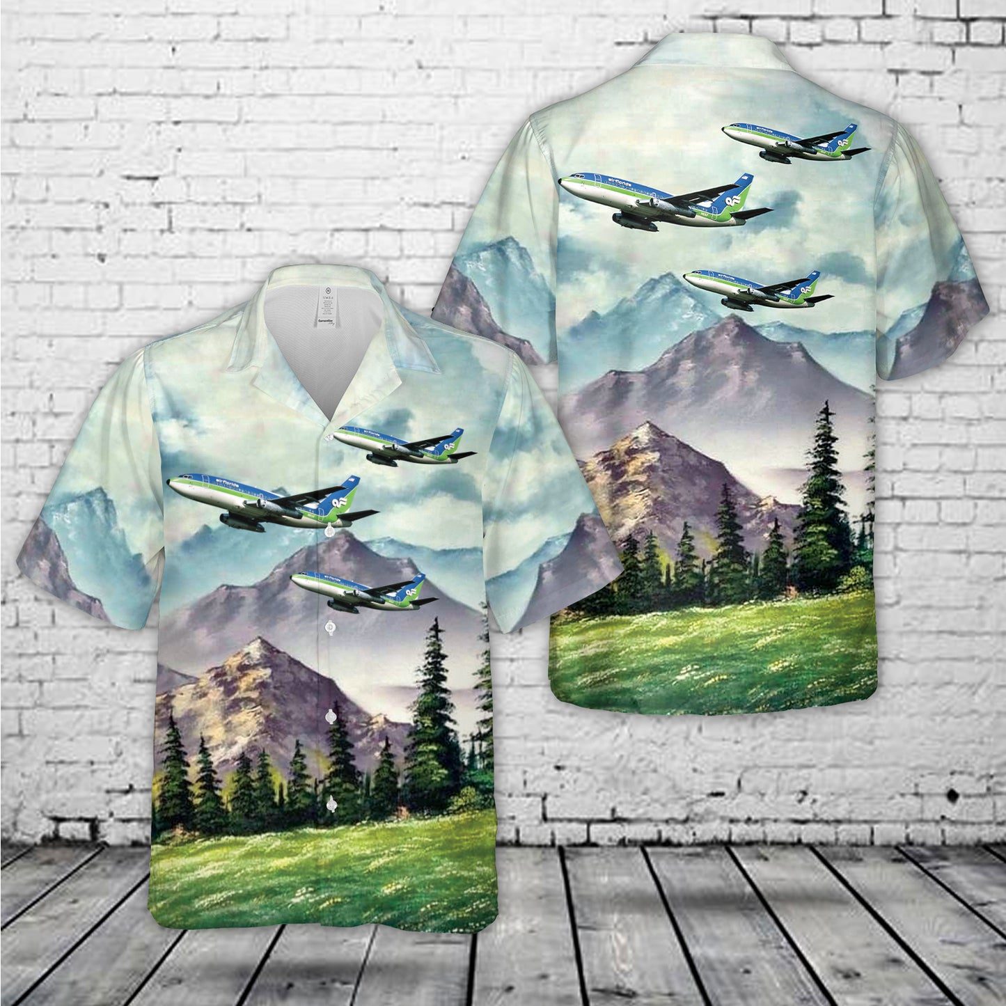 Air Florida Boeing 737-222 Hawaiian Shirt