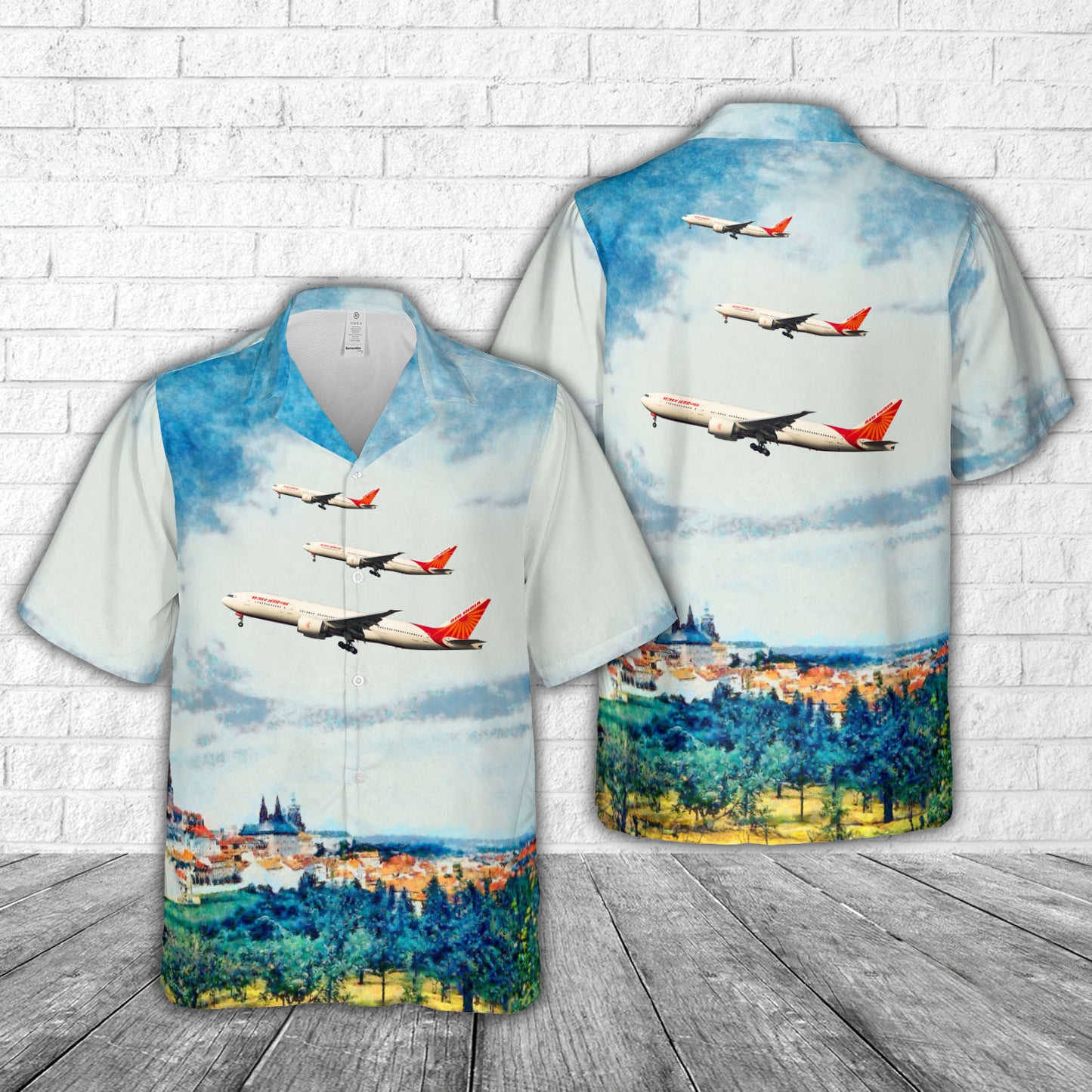 Air India Boeing 777-232LR Hawaiian Shirt