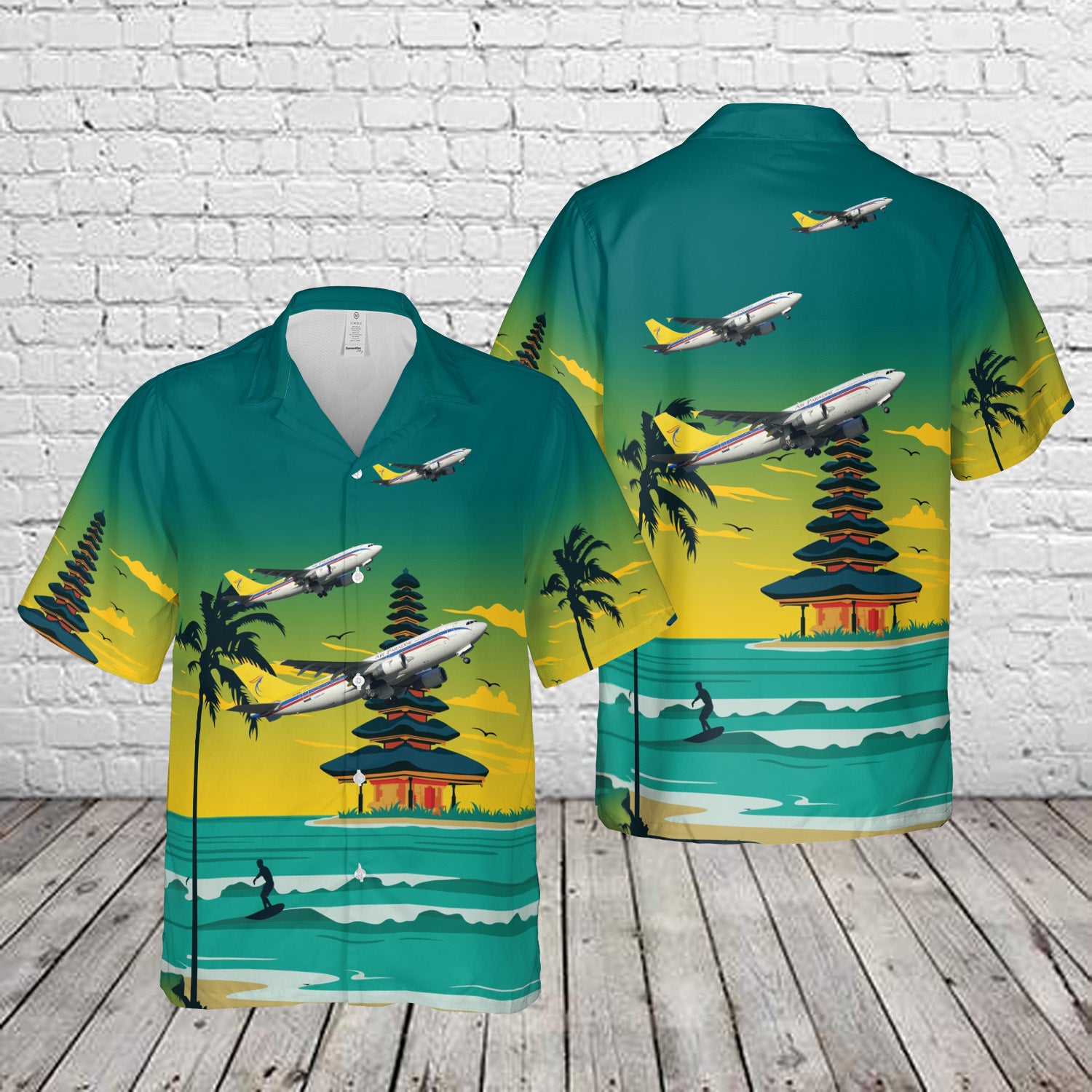 Air Paradise International Airbus A310 Hutchison Hawaiian Shirt