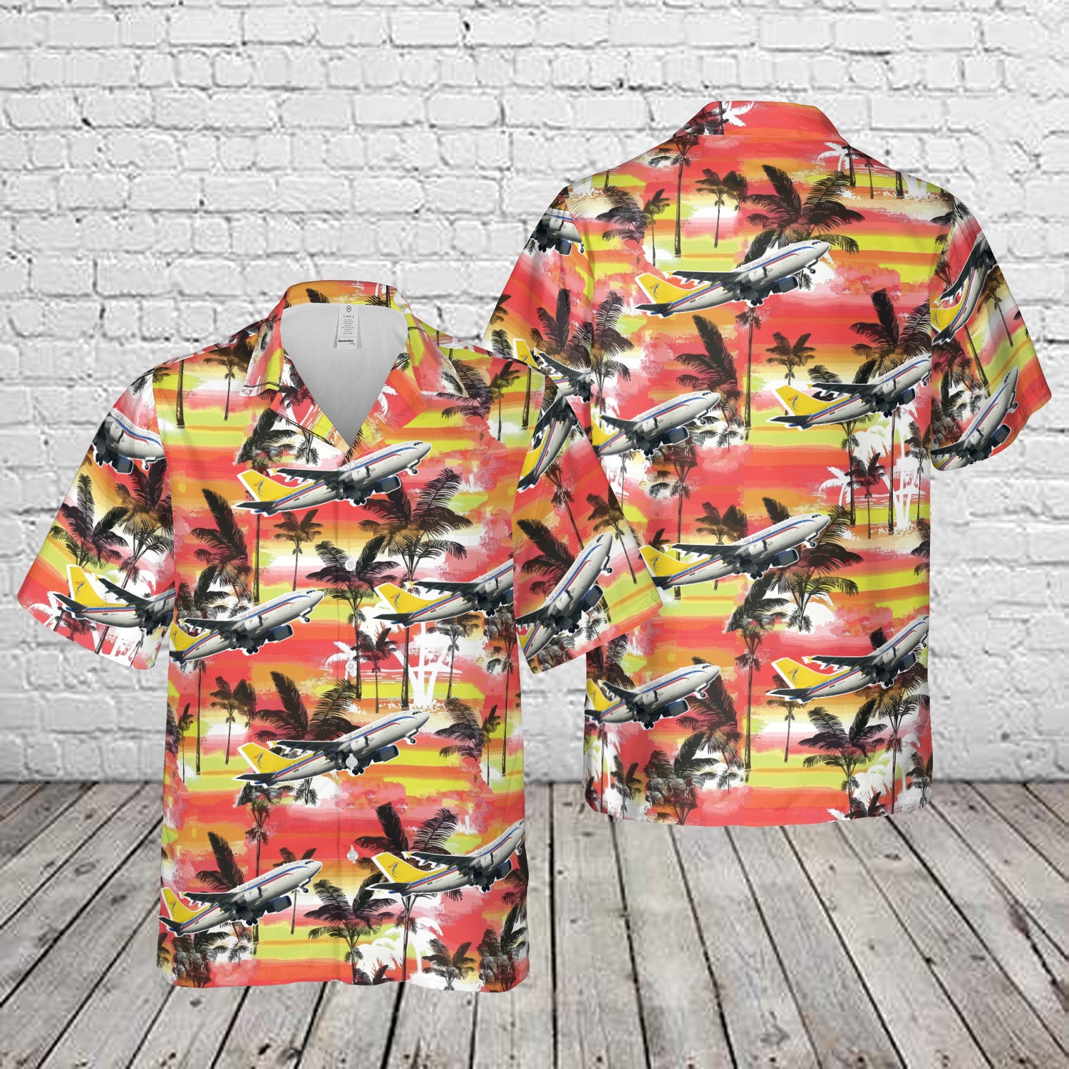 Air Paradise International Airbus A310 Hutchison Hawaiian Shirt