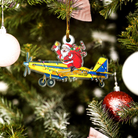 Air Tractor AT-500 family Christmas Ornament