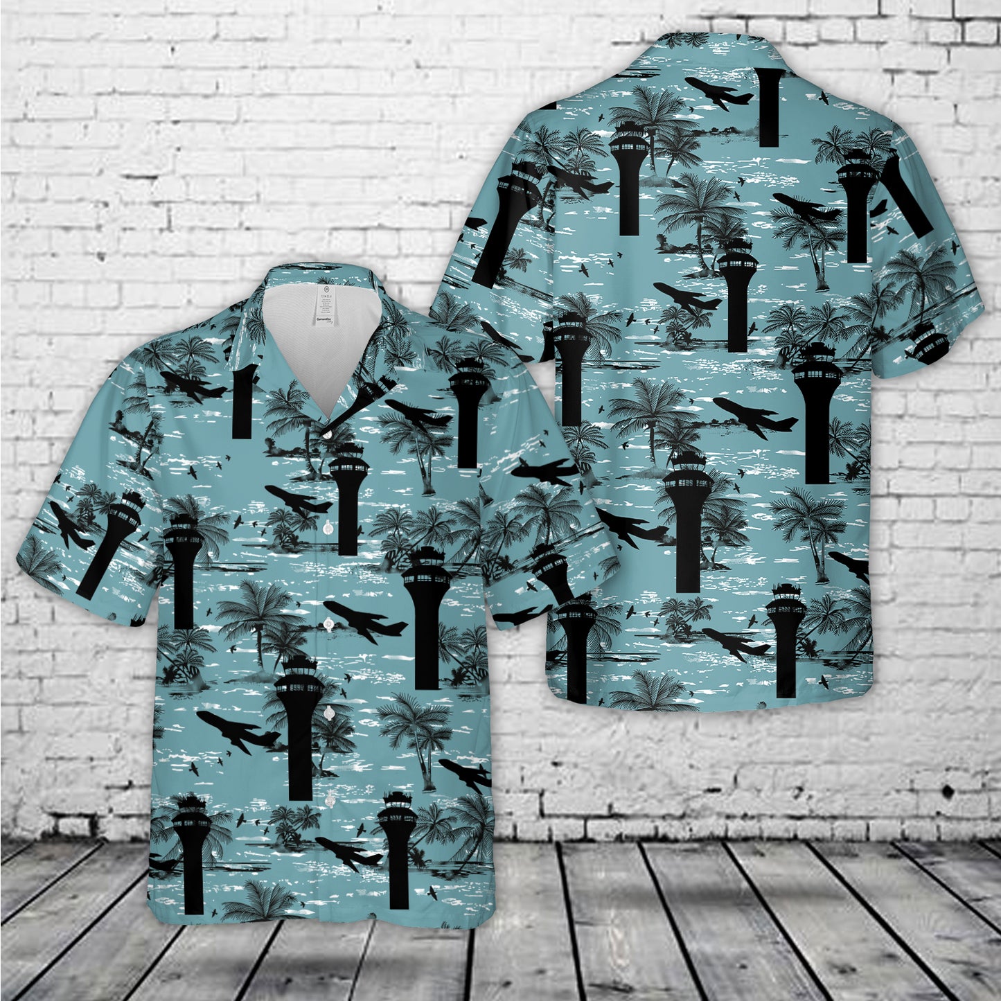 Air Traffic Control Tower Hawaiian Shirt