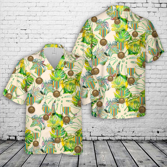 Airborne And Air Assault Commemorative Medal Hawaiian Shirt
