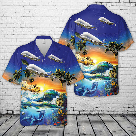 Airbus A300-600ST Beluga Hawaiian Shirt