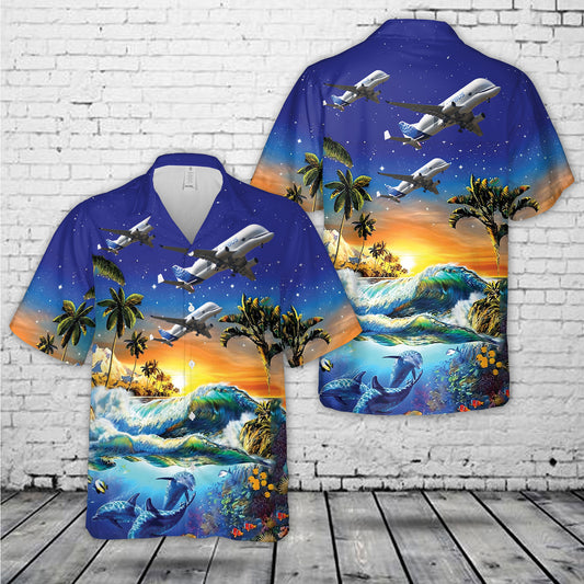 Airbus Beluga XL (Airbus A330-700L) Hawaiian Shirt