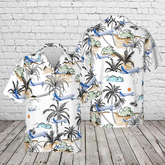 Airbus A321XLR Hawaiian Shirt