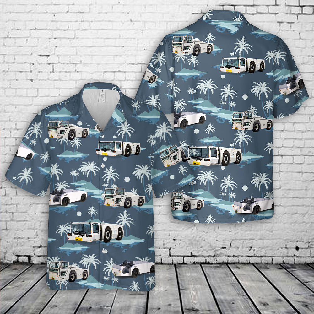 Airplane Pushback Tug Hawaiian Shirt