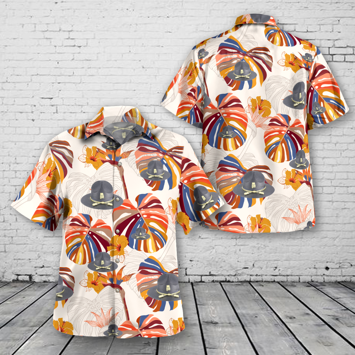 Alabama State Troopers Trooper Hat Hawaiian Shirt