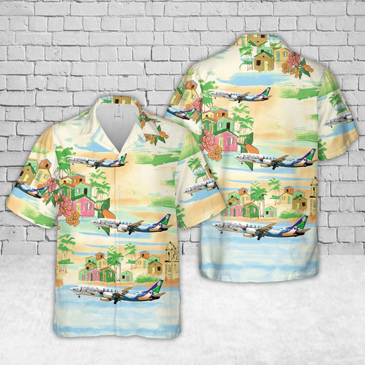 Alaska Airlines - Spirit of Alaska, Boeing 737-400 Hawaiian Shirt