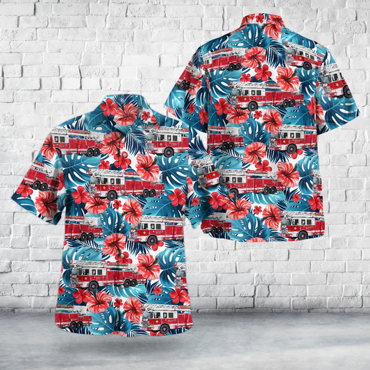 Albertson, New York, Albertson Fire Company Hawaiian Shirt