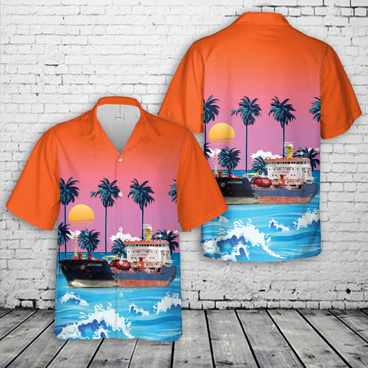 Algocanada Cargo Ship Hawaiian Shirt