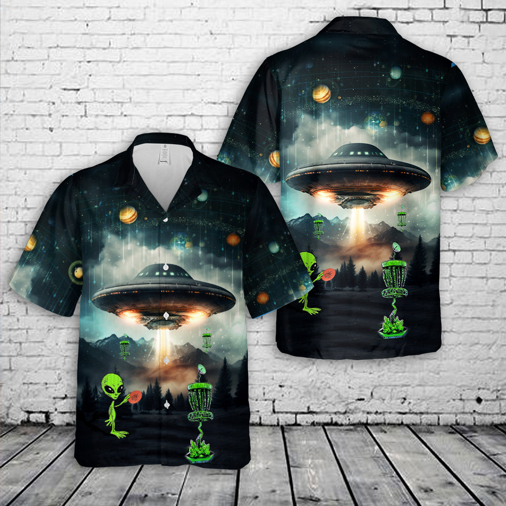 Alien Disgolf Hawaiian Shirt