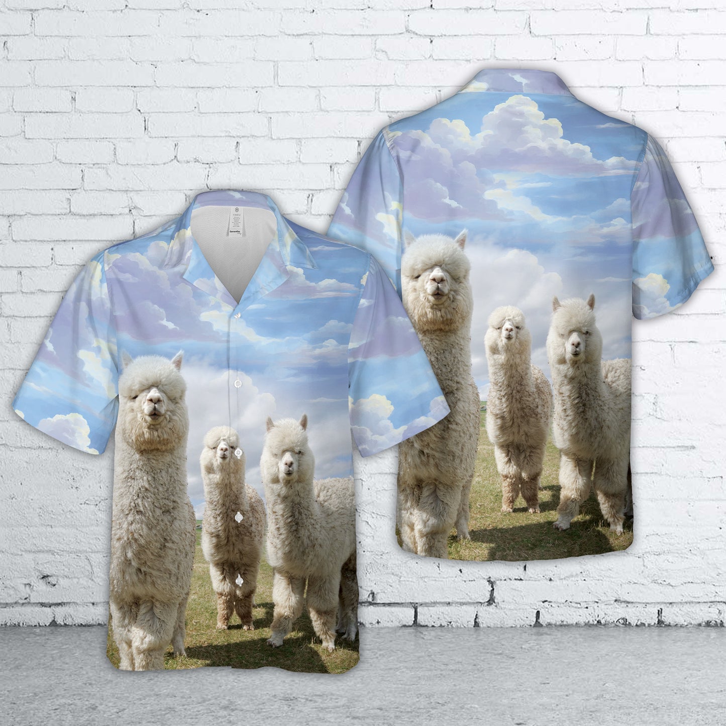 Alpaca Hawaiian Shirt
