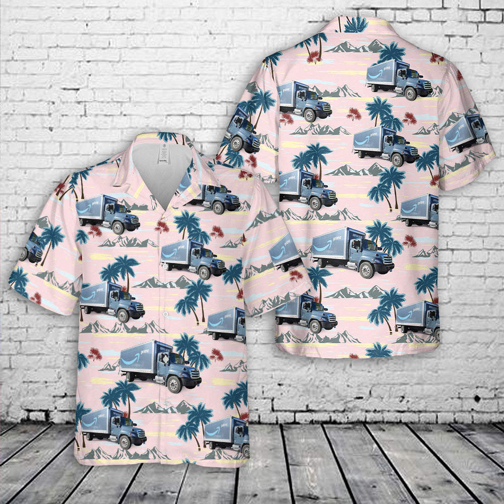 Amazon Prime Large Truck Hawaiian Shirt
