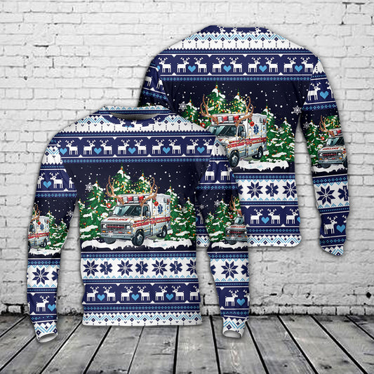 Ambulance Christmas Sweater