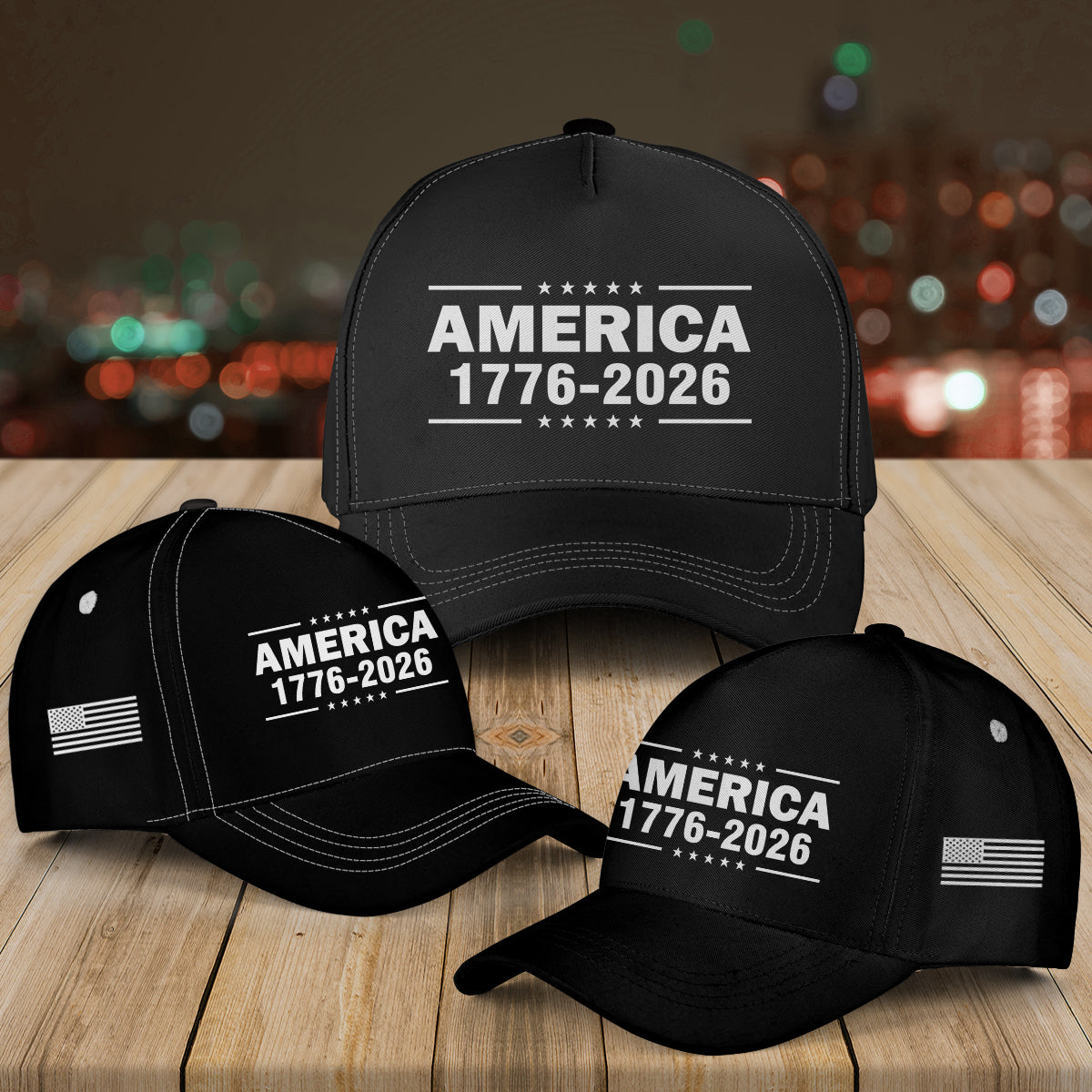 America 250th Birthday 1776 2026 Baseball Cap