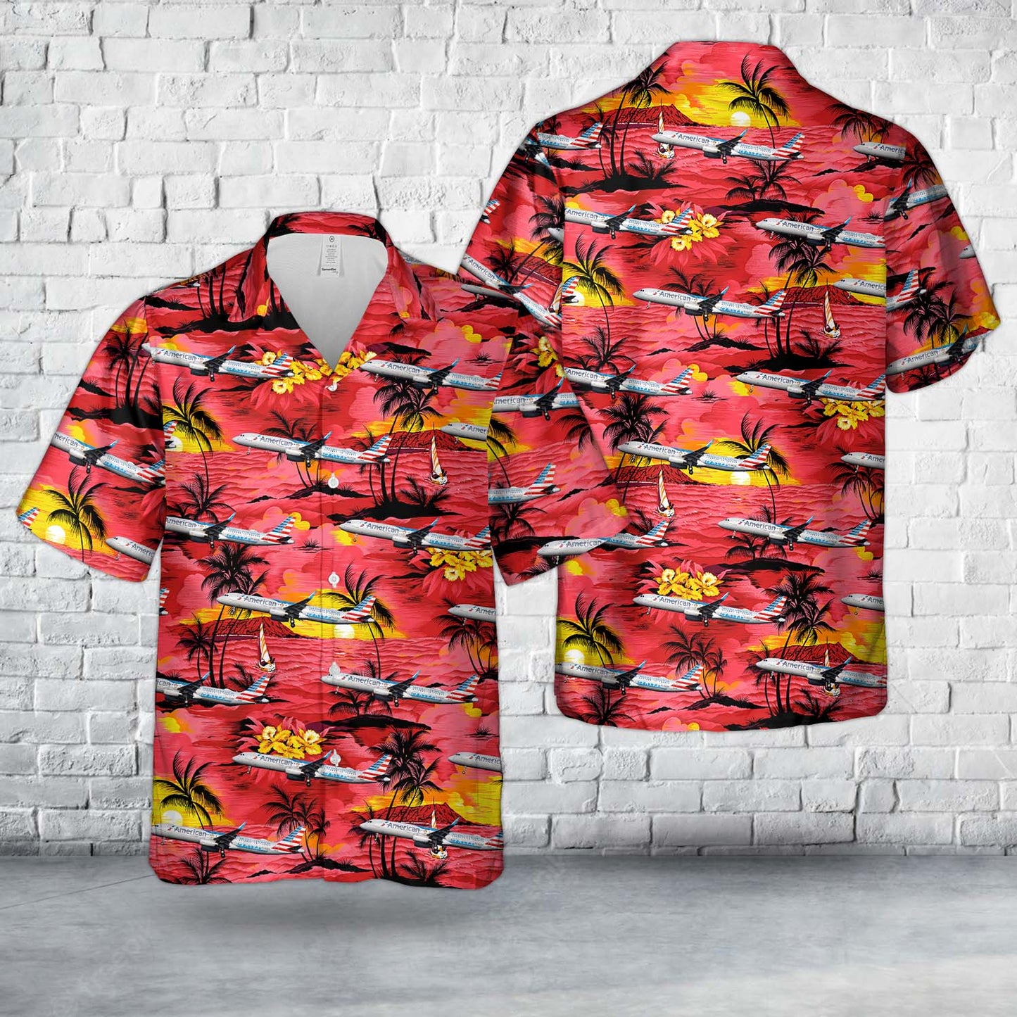 American Airlines A321-200 “Medal of Honor” Livery Hawaiian Shirt