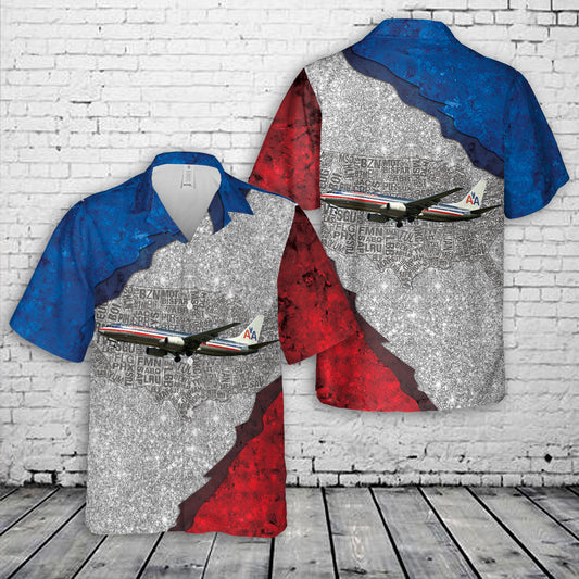 American Airlines Boeing 737-800 N922AN, Hawaiian Shirt