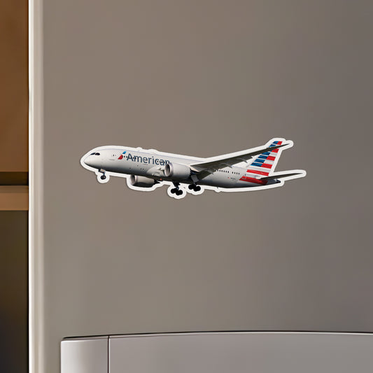 American Airlines Boeing 787-8 Dreamliner Custom Shape Magnet
