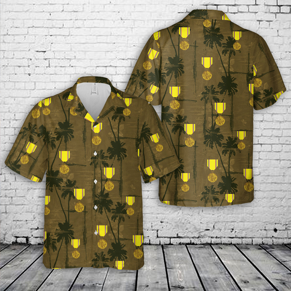 American Defense Service Medal Hawaiian Shirt
