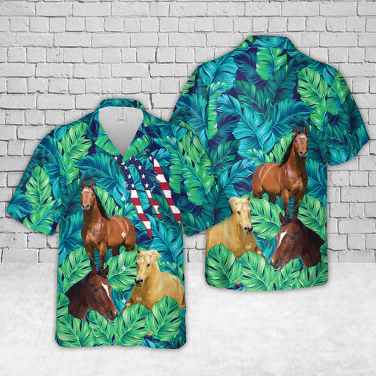 American Quarter Horse Hawaiian Shirt