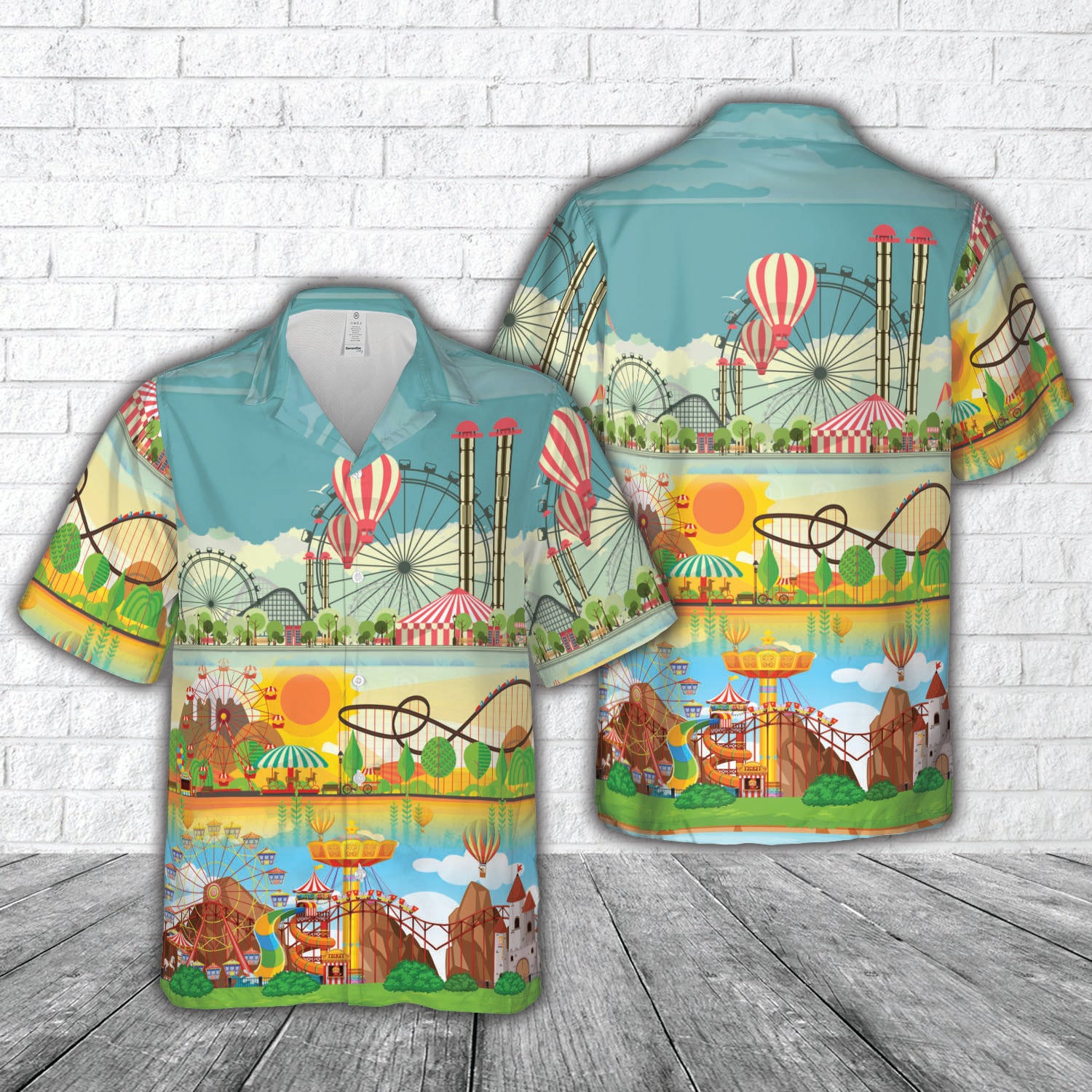 Amusement Park Hawaiian Shirt