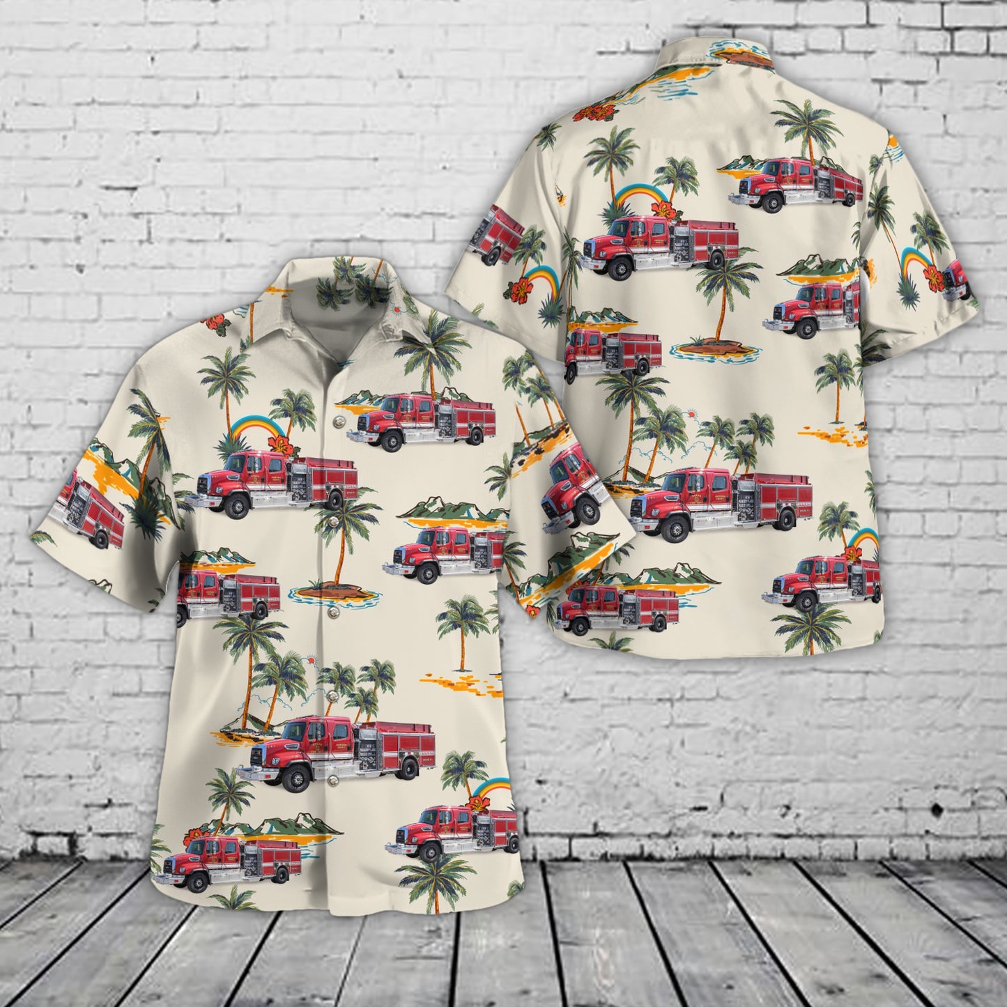 Anderson, South Carolina, Anderson County Fire Service/ Starr Fire Department Station 4 Hawaiian Shirt