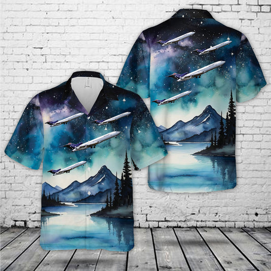 Ansett Boeing 727-277 Hawaiian Shirt