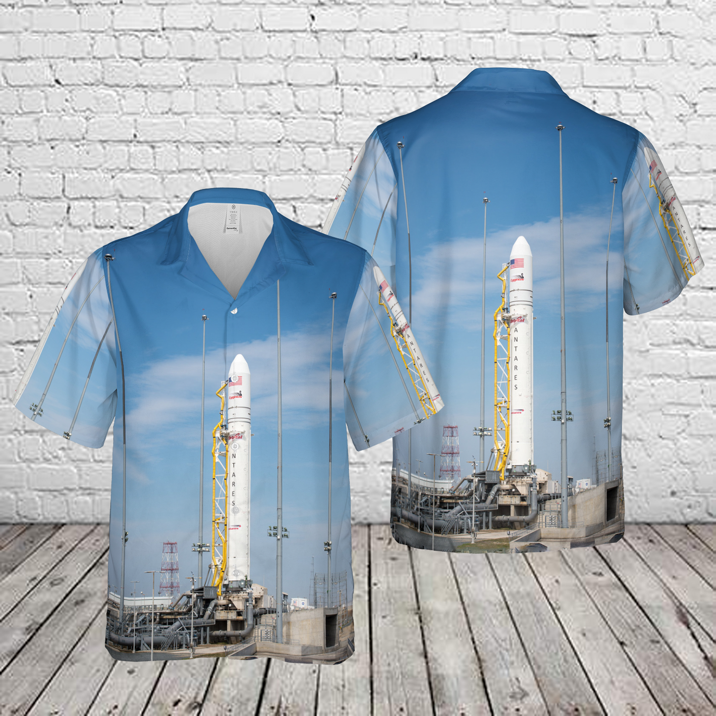 Antares rocket Hawaiian Shirt