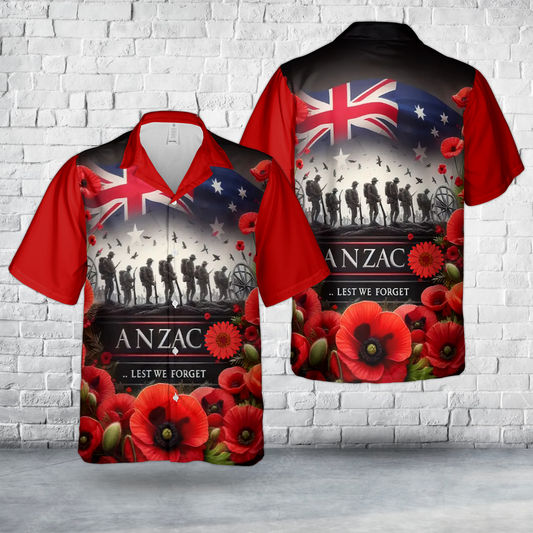 Anzac Day Hawaiian Shirt
