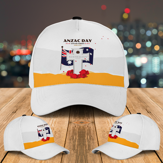 Anzac Day Lest We Forget Australian Solider Baseball Cap