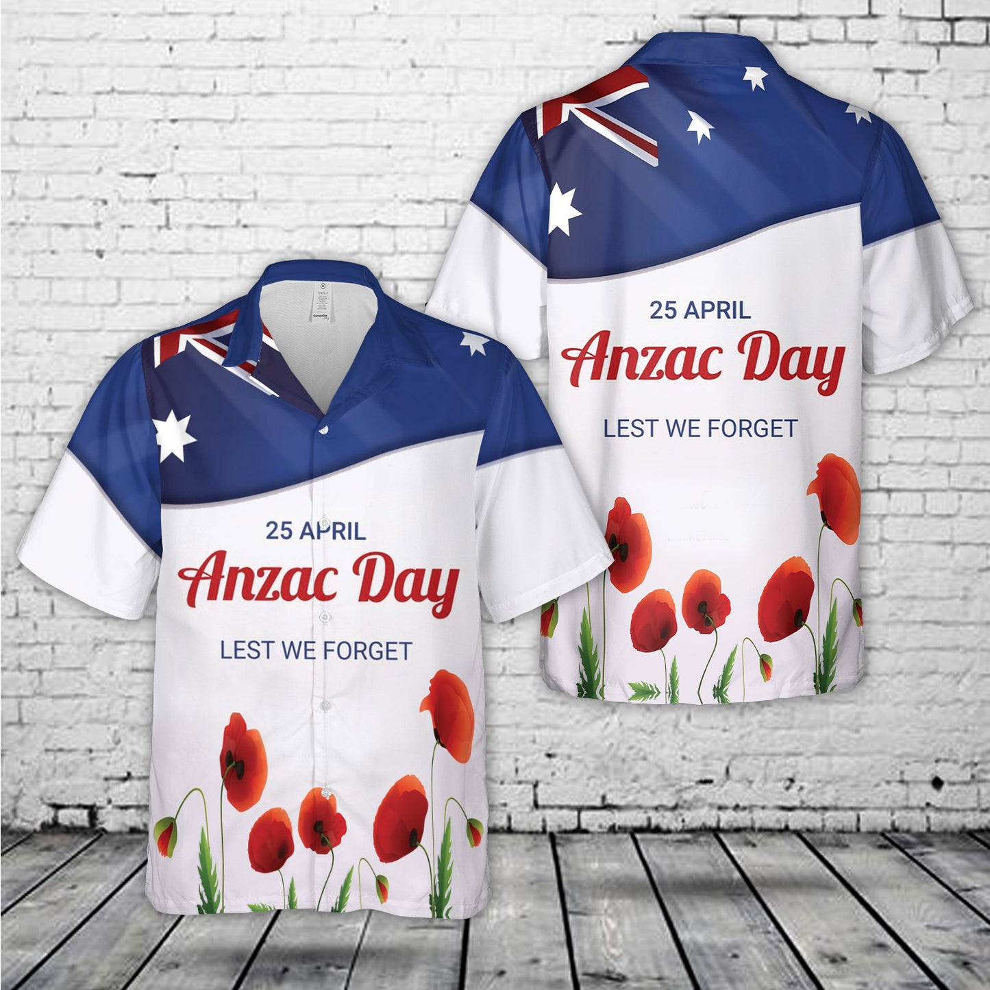 Anzac Day Lest We Forget Hawaiian Shirt