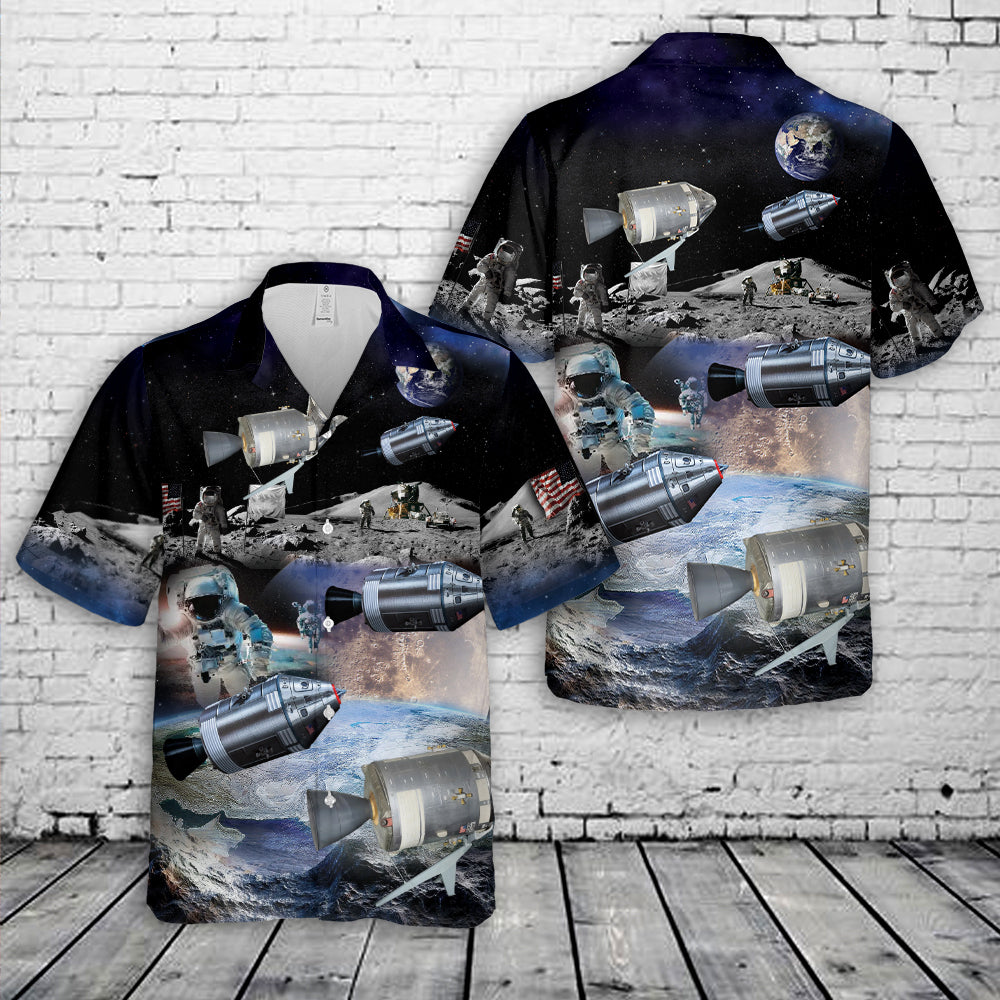 Apollo command and service module Hawaiian Shirt