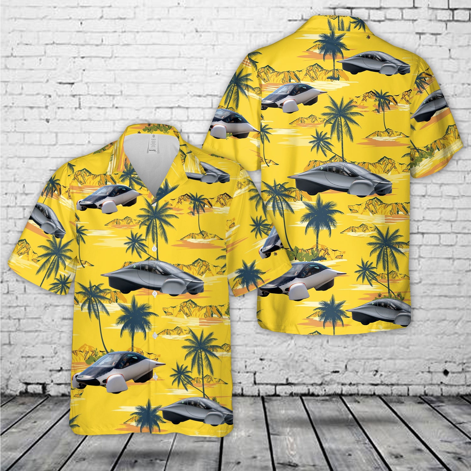 Aptera Solar Electric Vehicle Hawaiian Shirt