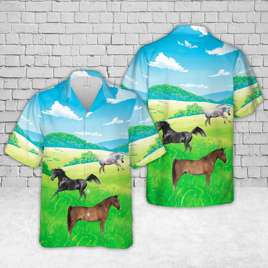 Arabian Horse Hawaiian Shirt