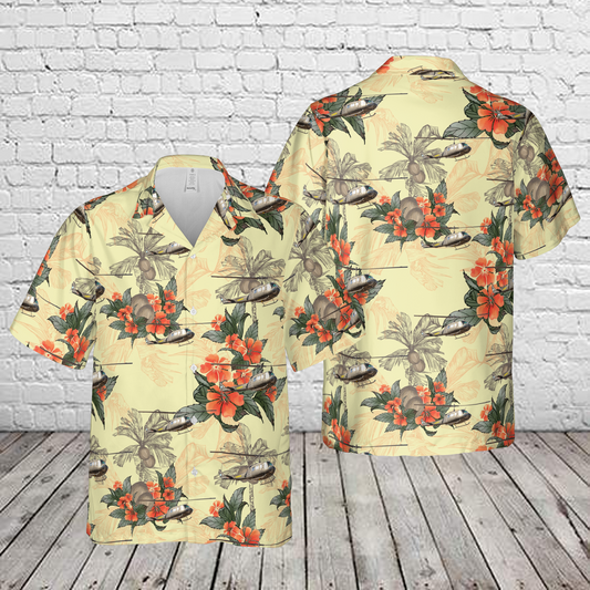 Argentine Army Bell UH-1H Iroquois Hawaiian Shirt