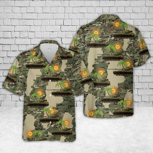 Argentine Army TAM Tanque Argentino Mediano Hawaiian Shirt