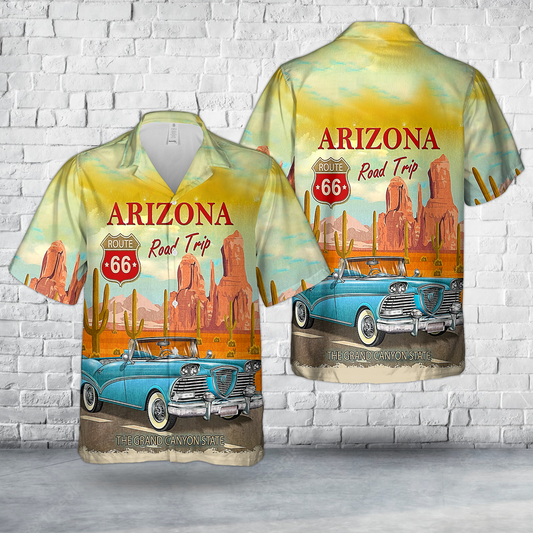 Arizona Route 66 Road Trip Hawaiian Shirt